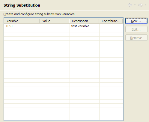 String Substitution Page With Example TEST Variable