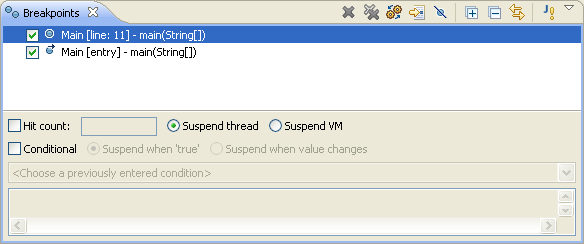 Breakpoints Details