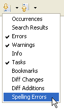 Next/Previous annotation drop-down.
