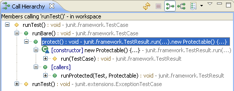 Call Hierarchy View