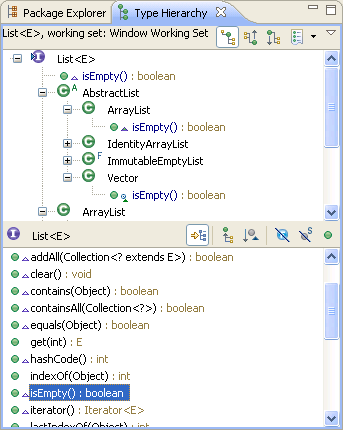 Lock view and show members in Hierarchy