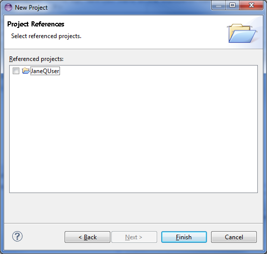New Project Wizard