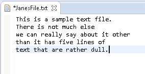 Editor Unsaved Changes