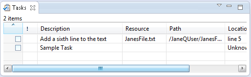 Task view