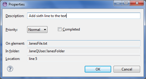 Marker bar menu