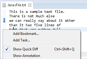 Bookmark Menu